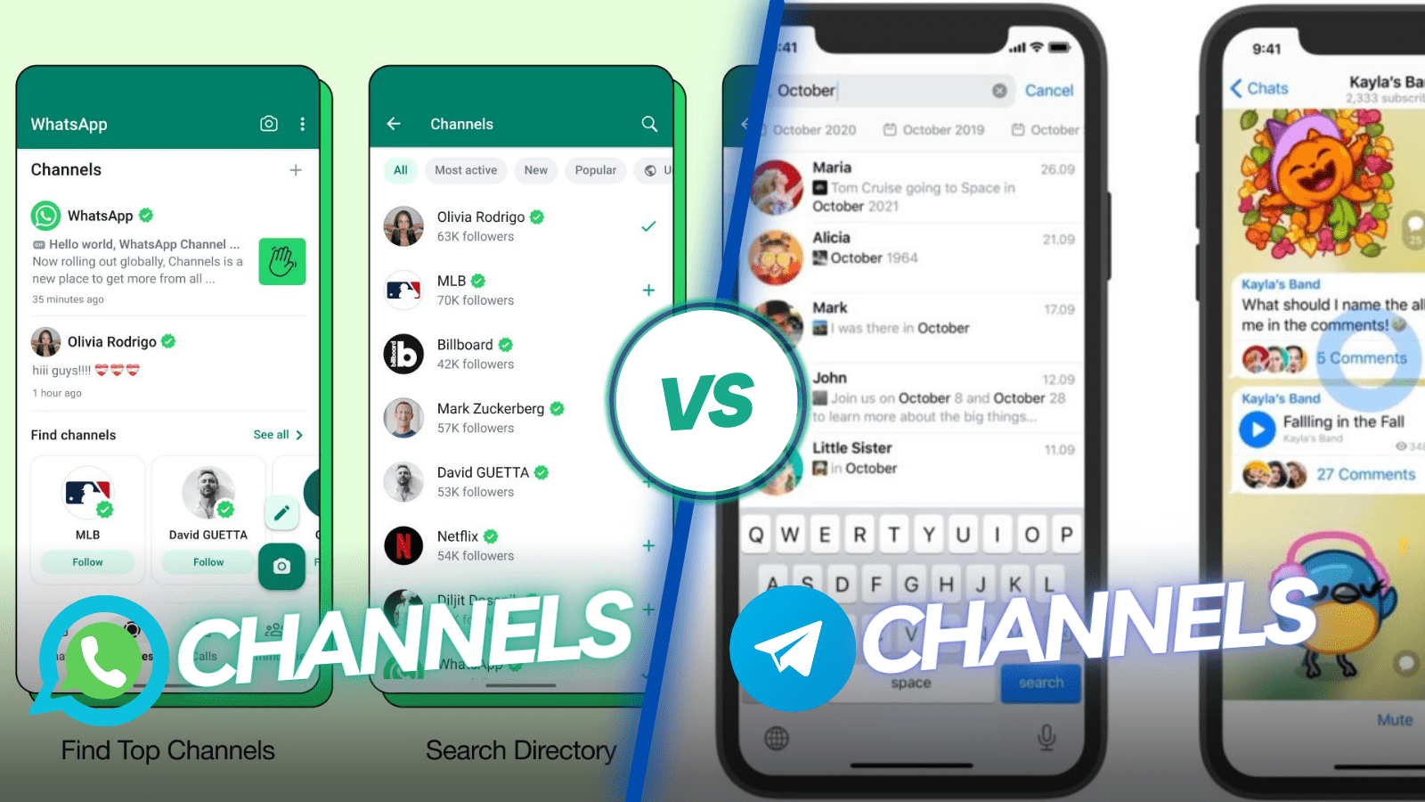 WhatsApp Channels Vs. Telegram Channels