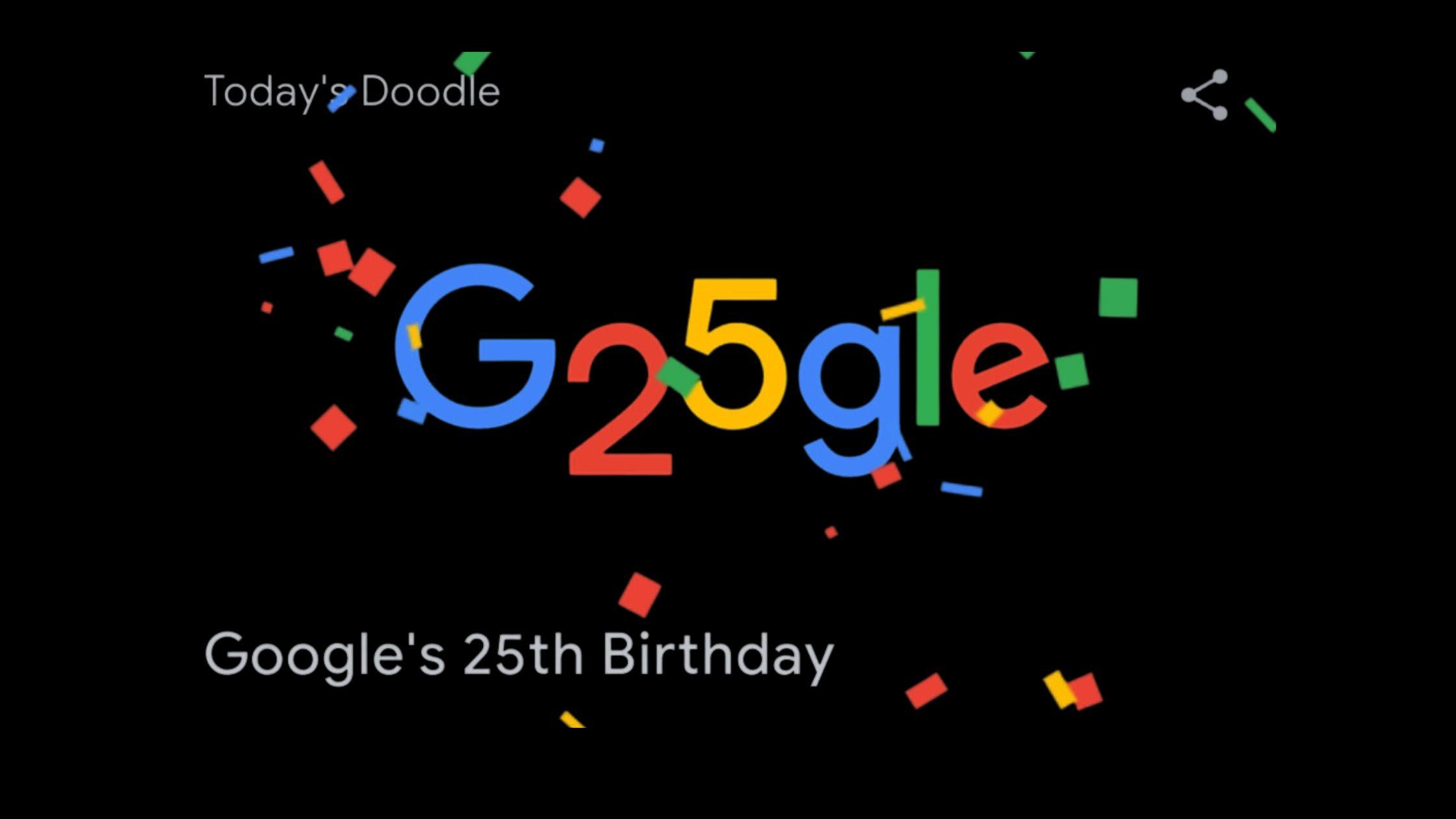 Google's 25th Birthday!