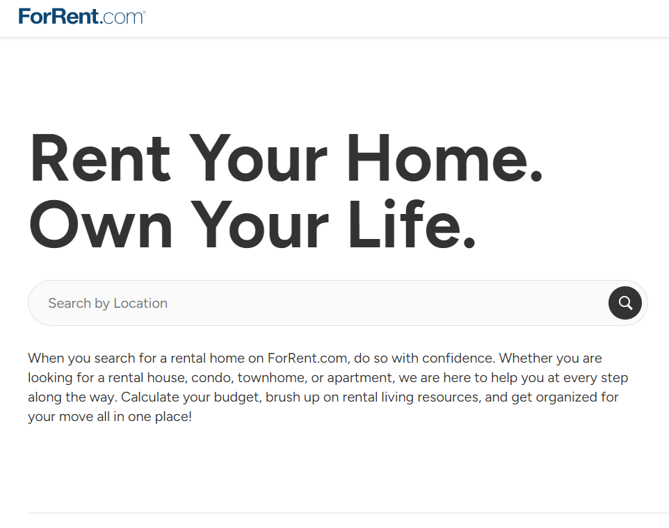 ForRent.com Google Ads