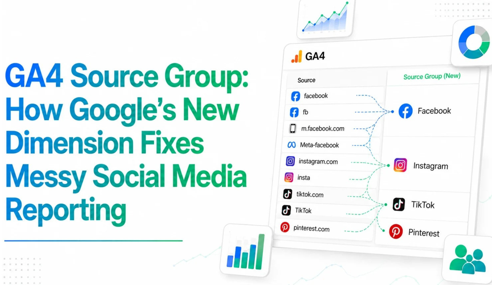 GA4 Source Group: How Google’s New Dimension Fixes Messy Social Media Reporting